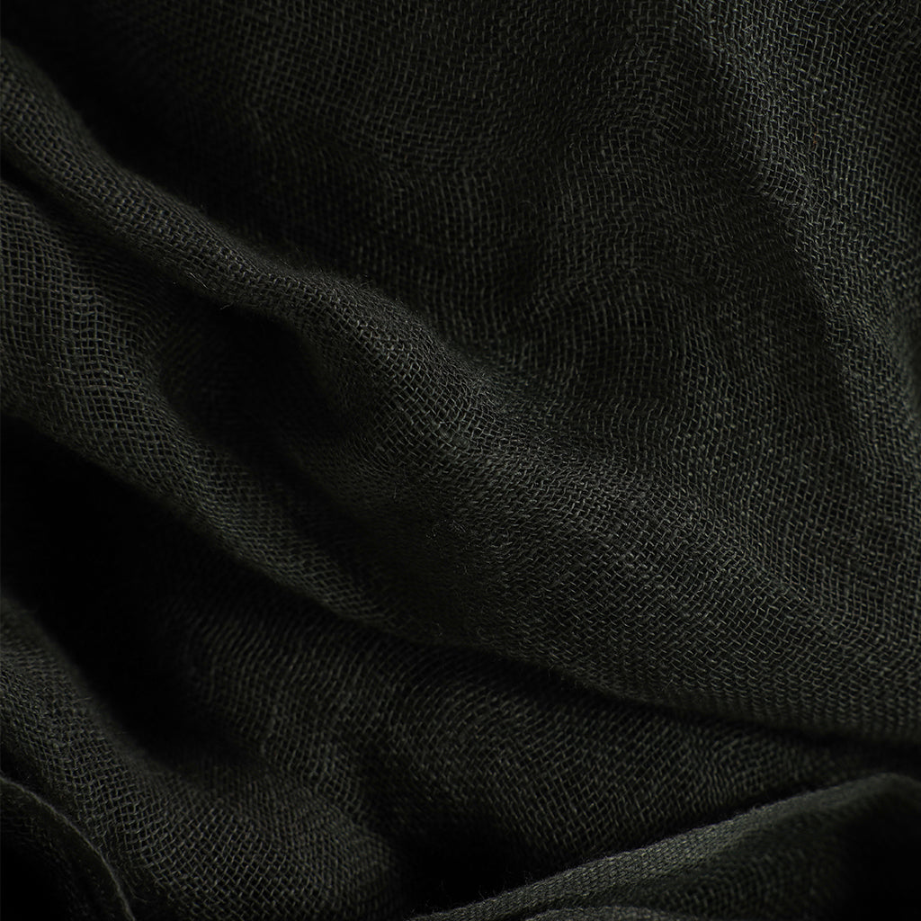 100x180cm Charcoal Linen Scarf