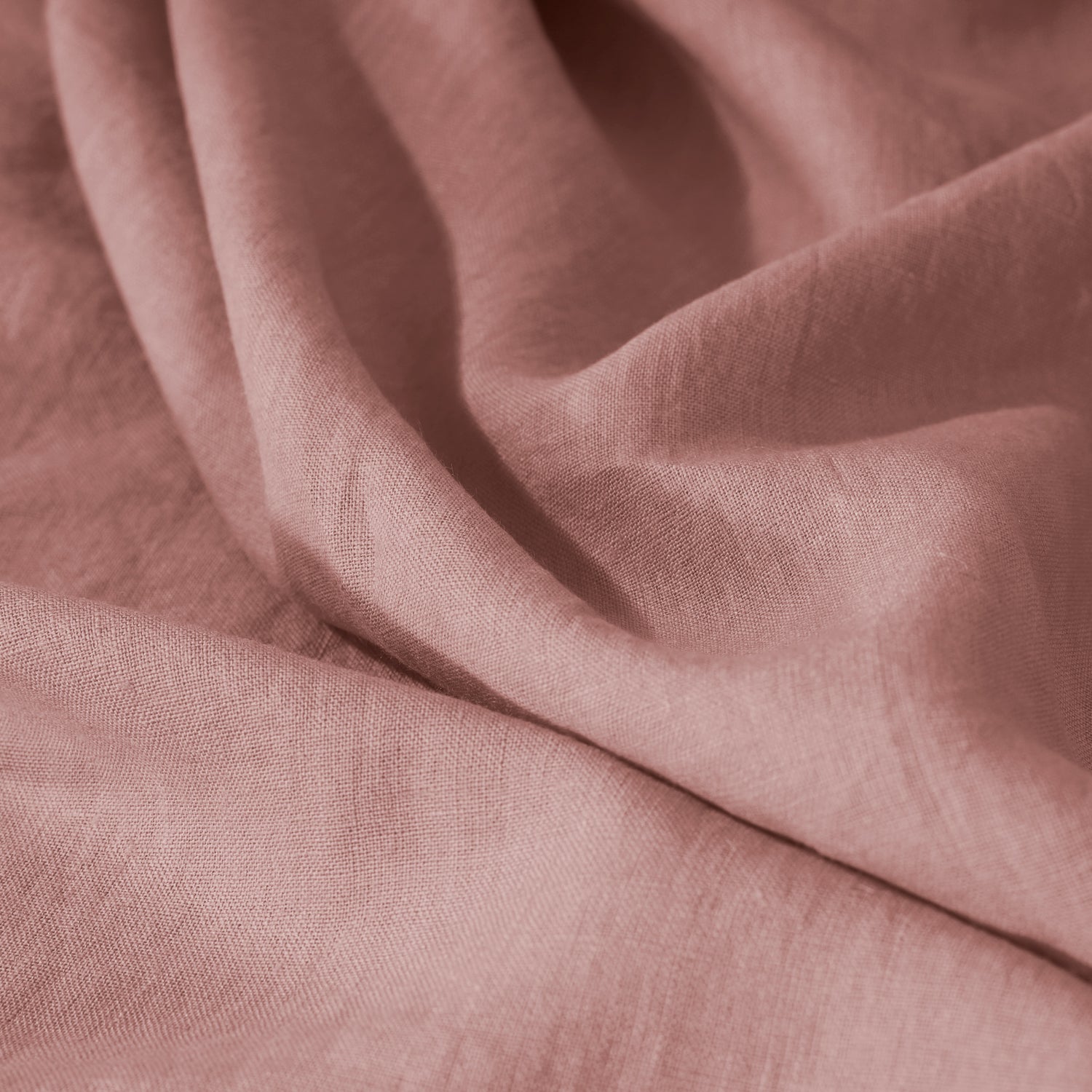 Woodrose Linen Duvet Cover - 100% French Flax Linen - Bistara Linen Co.