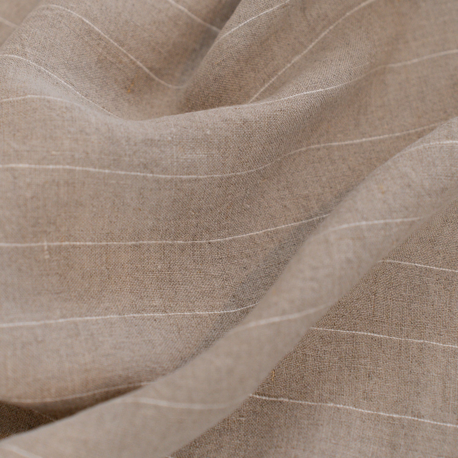 Natural Stripe Linen Sheet Set - 100% French Flax Linen - Bistara Linen Co.