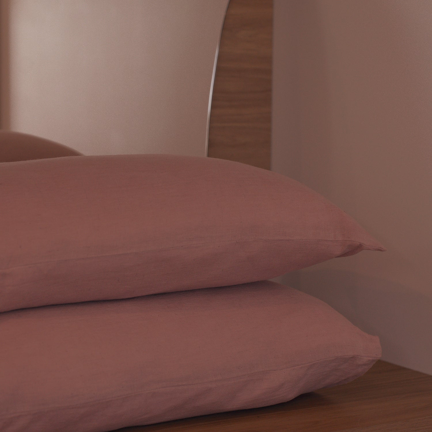 Woodrose Linen Sheet Set - 100% French Flax Linen - Bistara Linen Co.