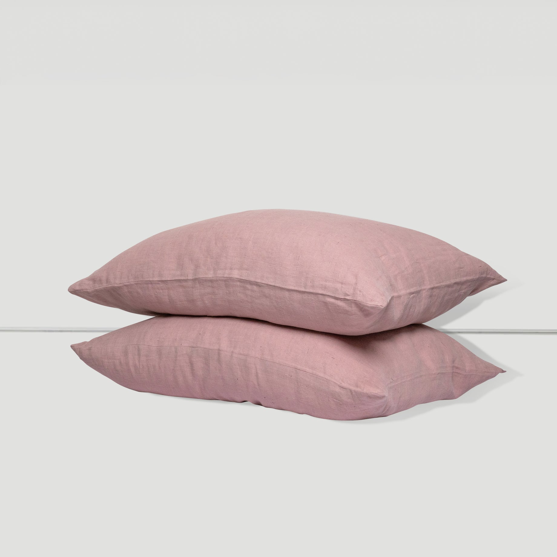 Woodrose - 100% French Flax Linen Pillowcases