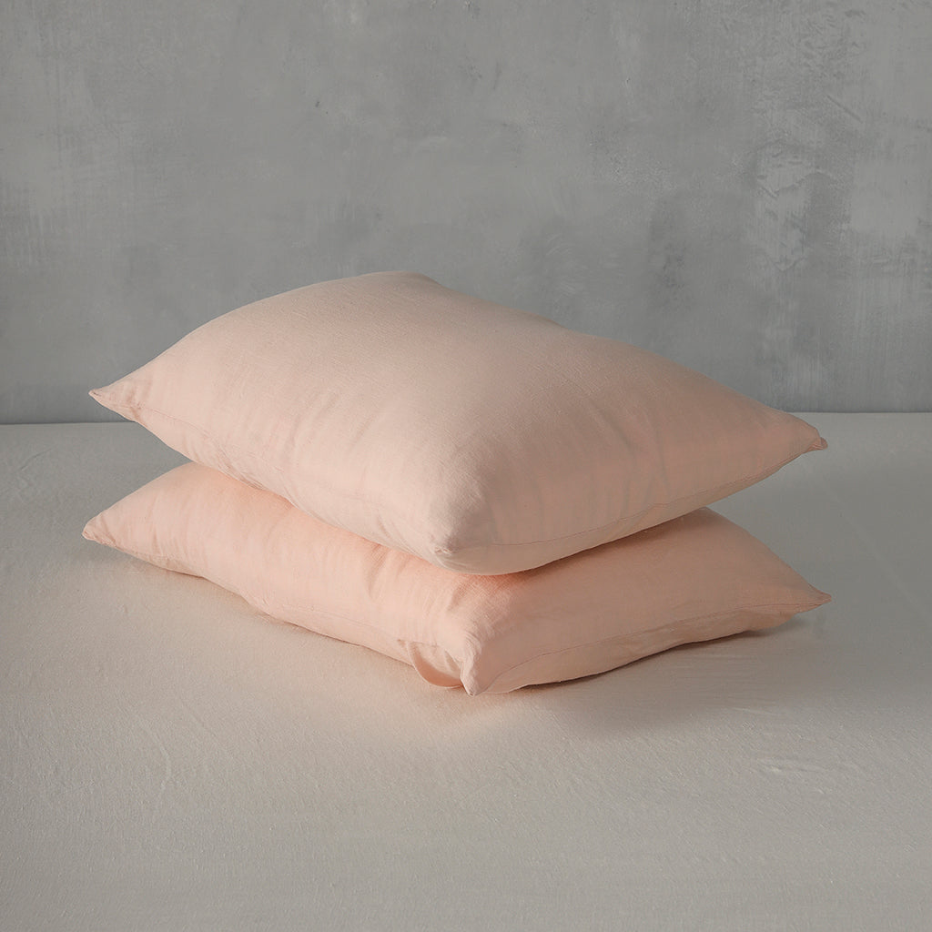 Standard Dusk - 100% French Flax Linen Pillowcases