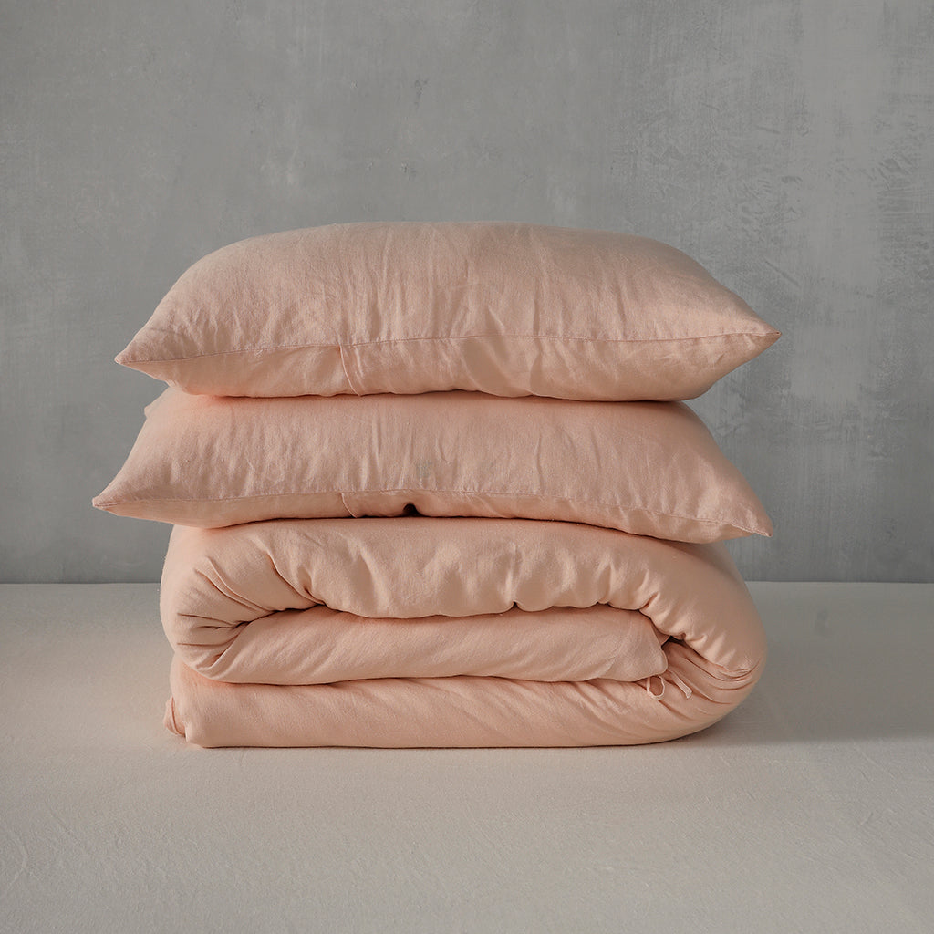 Dusk Linen Duvet Set - 100% French Flax Linen