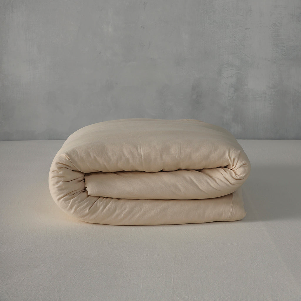 Natural Linen Duvet Cover - 100% French Flax Linen