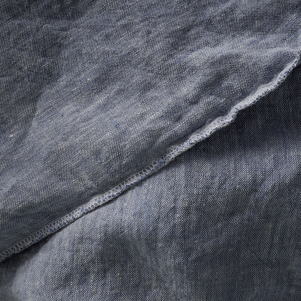 Chambray Linen Fitted Sheet - 100% French Flax Linen