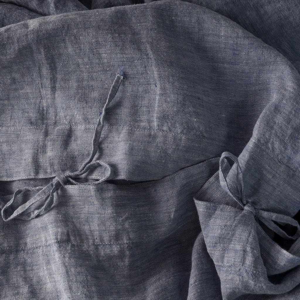 Chambray Linen Duvet Cover - 100% French Flax Linen