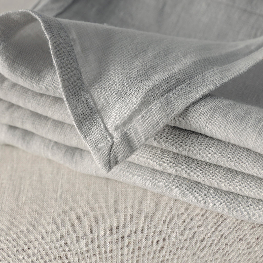 50cmx50cm Grey - 100% French Flax Linen Napkins