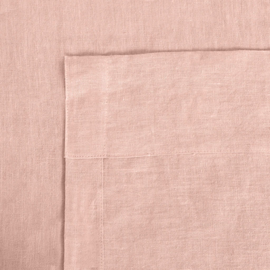 Blush Pink - 100% French Flax Linen Tablecloth