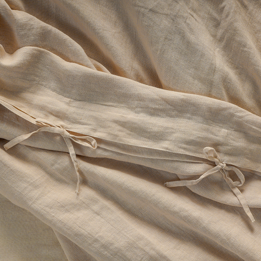 Natural Linen Duvet Cover - 100% French Flax Linen