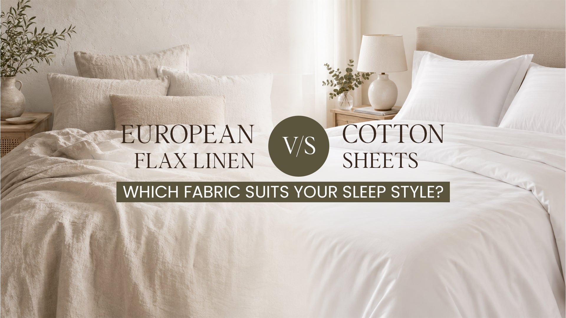 European Flax Linen vs. Cotton Sheets: Which Fabric Suits Your Sleep Style?