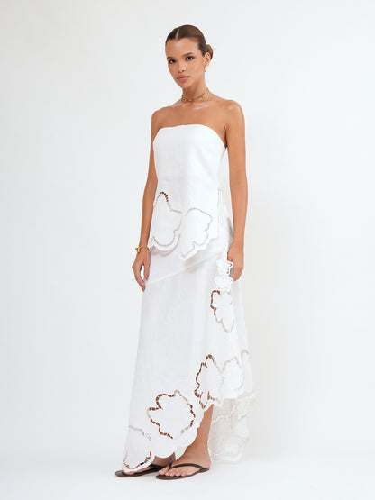 LAVANYA MIDI SKIRT - Bistara Linen Co.