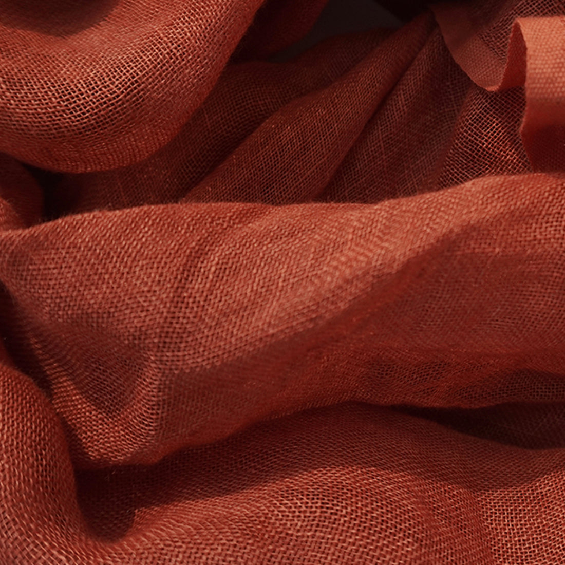Robust red Linen Scarf