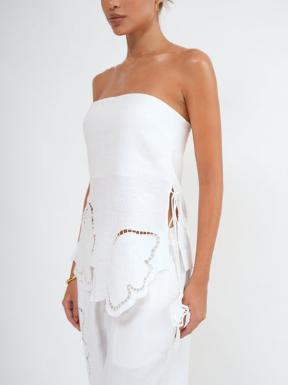IVANA TUBE TOP - Bistara Linen Co.