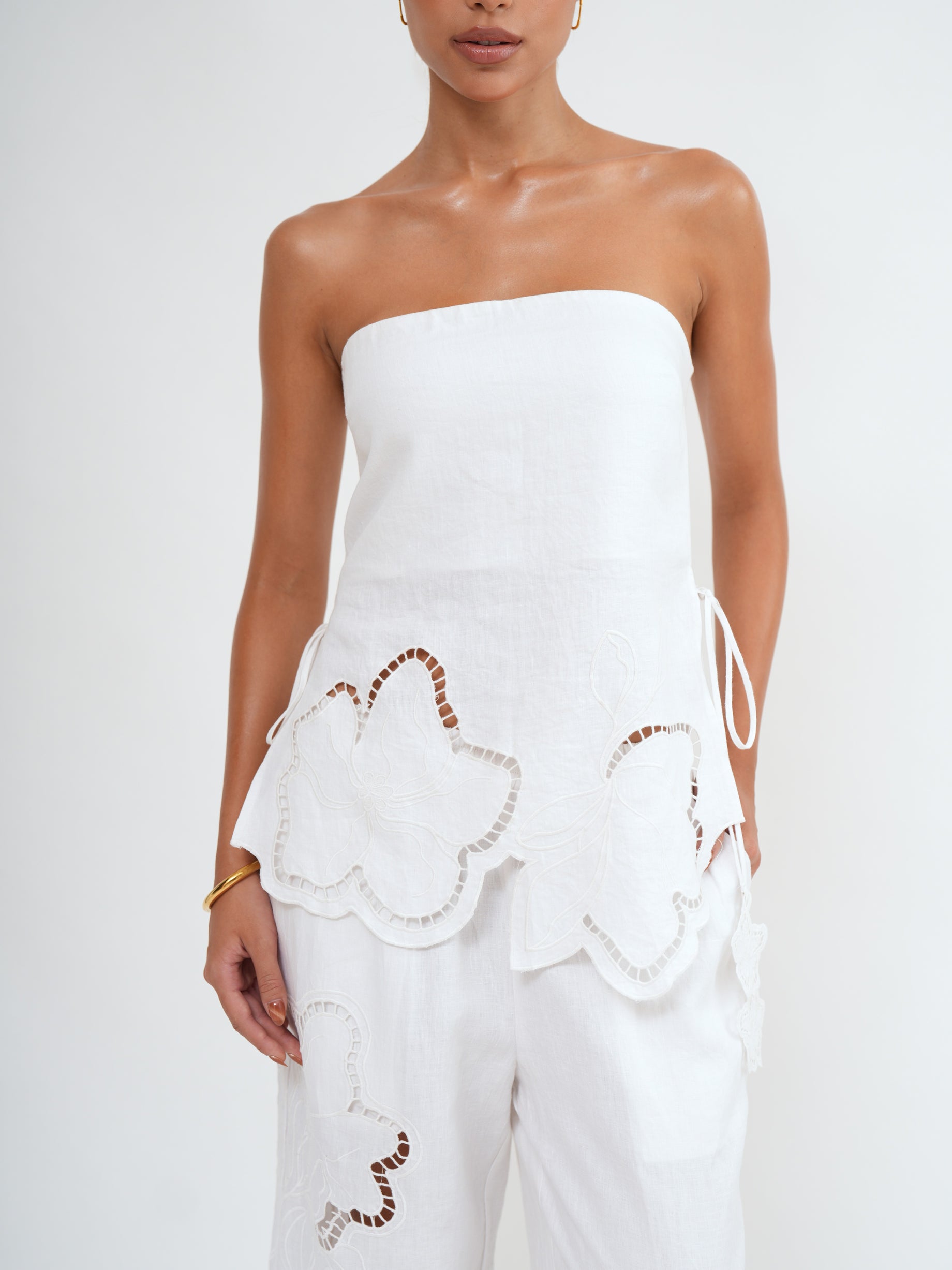 IVANA TUBE TOP - Bistara Linen Co.