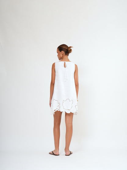 NIHA MINI DRESS - Bistara Linen Co.