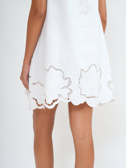 NIHA MINI DRESS - Bistara Linen Co.