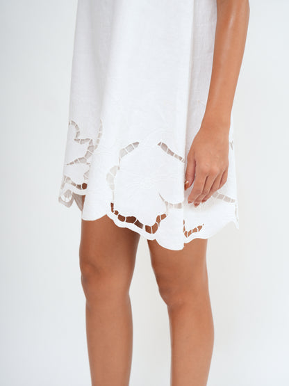 NIHA MINI DRESS - Bistara Linen Co.