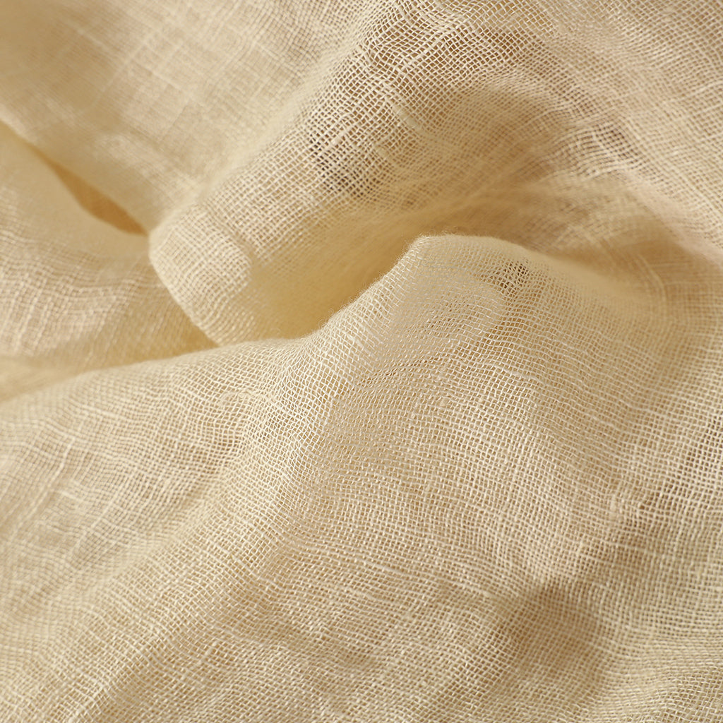 100x180cm Bleached Sand Linen Scarf