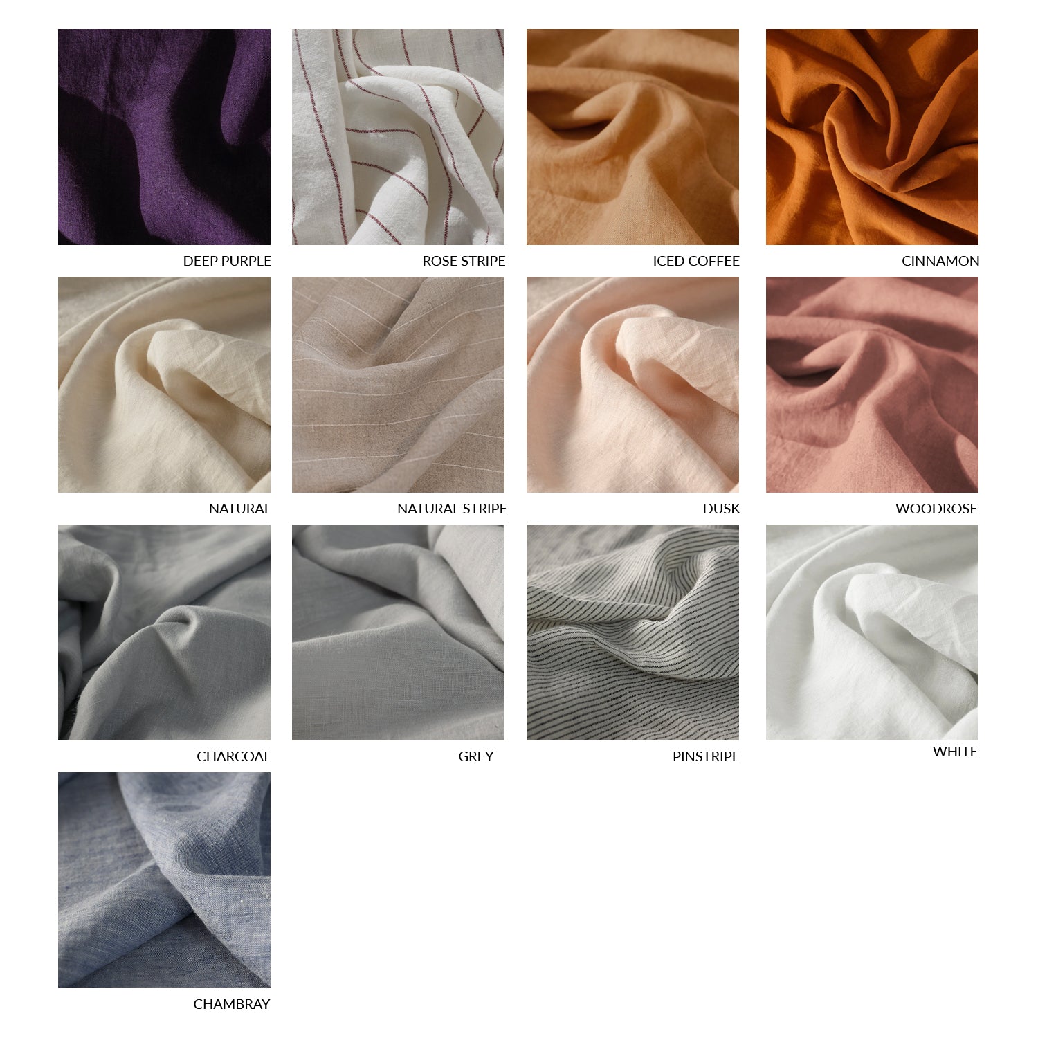 Woodrose Linen Duvet Cover - 100% French Flax Linen