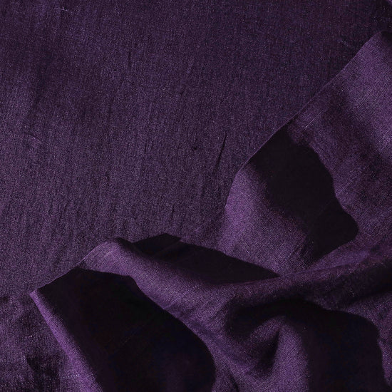 Deep Purple Linen Sheet Set - 100% French Flax Linen