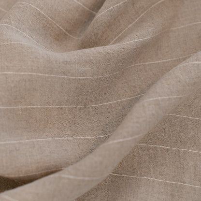 Natural Stripe Linen Sheet Set - 100% French Flax Linen