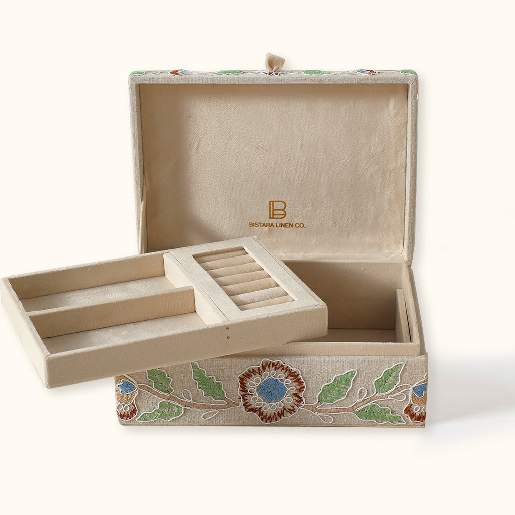 Natural - Handcrafted Jewellery Box