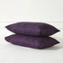 Standared Deep Purple - 100% French Flax Linen Pillowcases