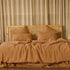 Iced Coffee Linen Duvet Set - 100% French Flax Linen