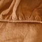 Iced Coffee 100% French Flax Linen Sheet Set