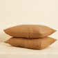 Iced Coffee Standard 100% French Flax Linen Pillowcases