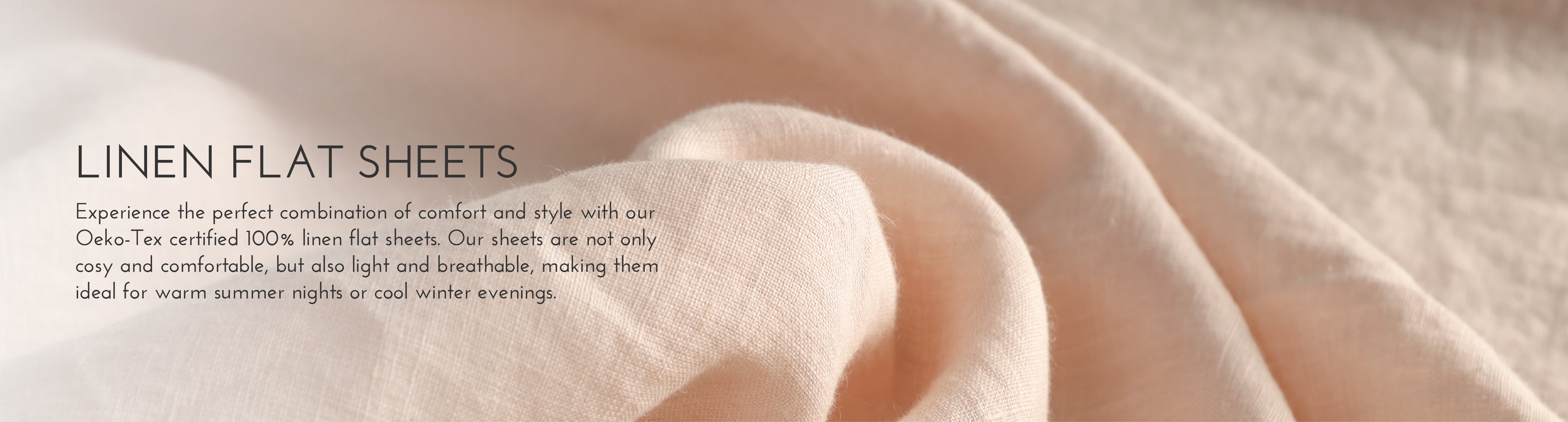 French Linen Flat Bed Sheets, Buy Online King & Queen Size Flat Linen