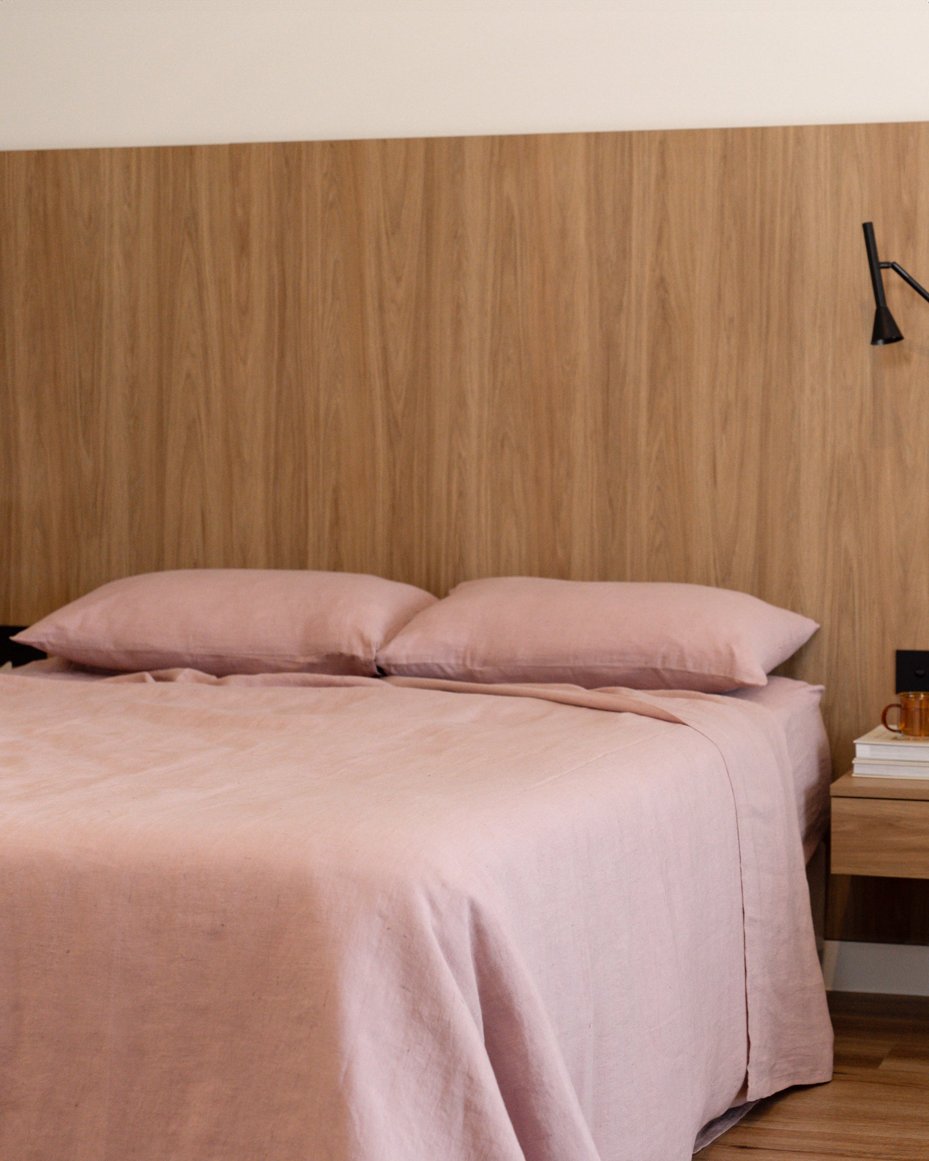 Woodrose - 100% French Flax Linen Pillowcases