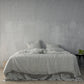 Pinstripe 100% French Flax Linen Duvet Cover