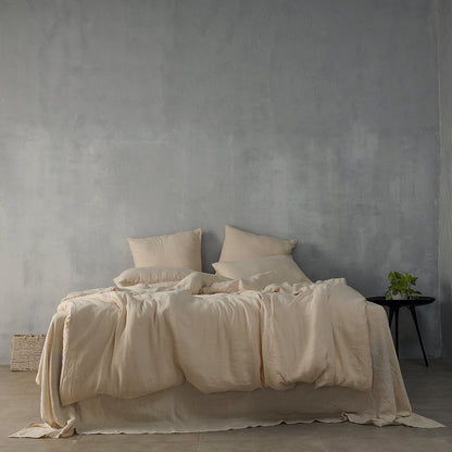 Natural Linen Duvet Set - 100% French Flax Linen