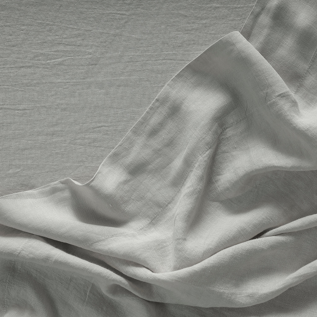 Grey Linen Sheet Set - 100% French Flax Linen
