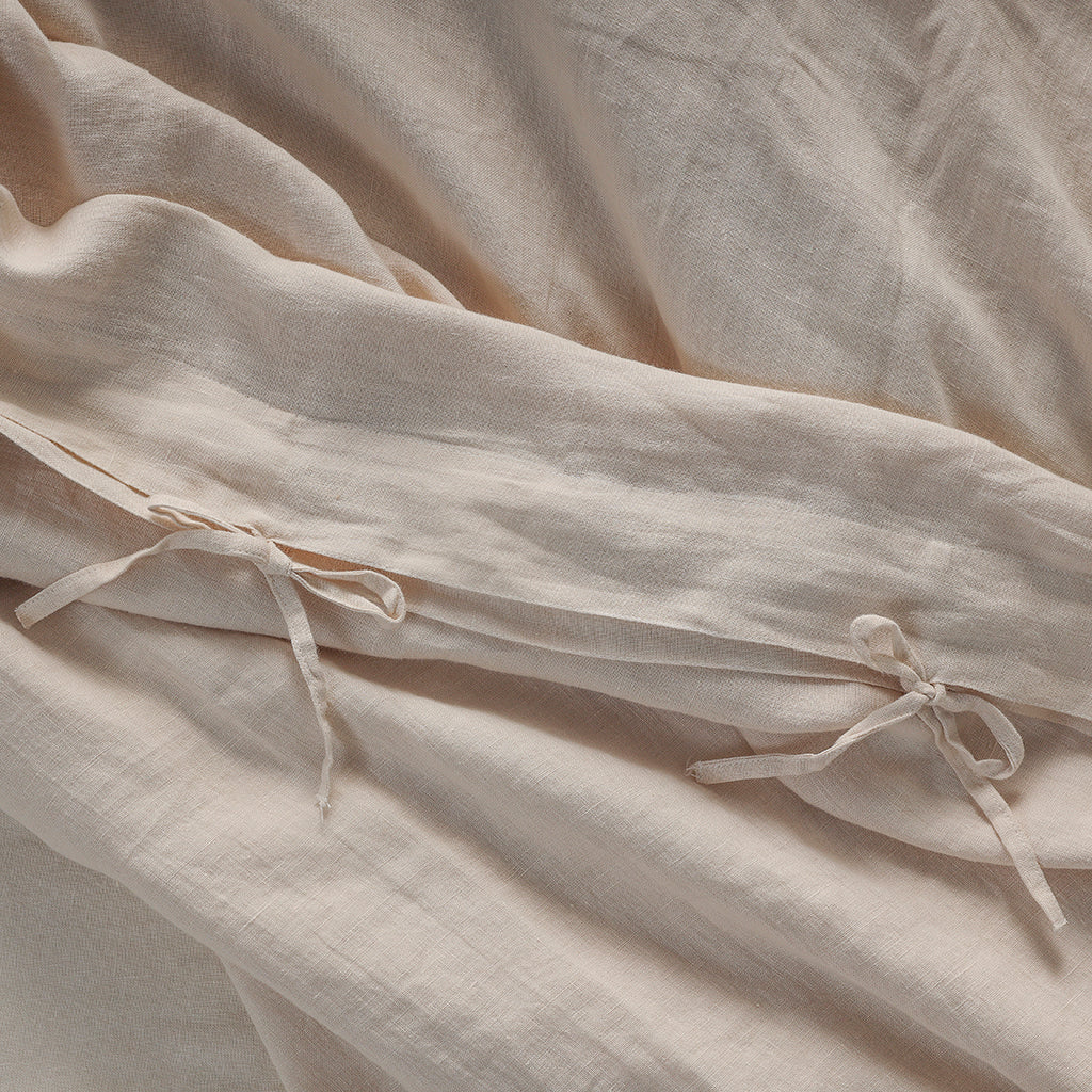 Natural Linen Duvet Set - 100% French Flax Linen