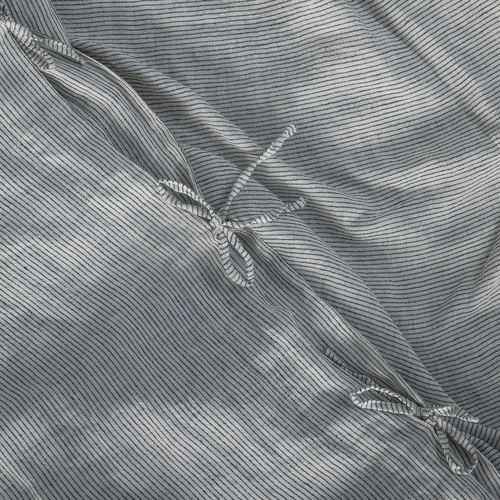 Pinstripe Linen Duvet Set - 100% French Flax Linen