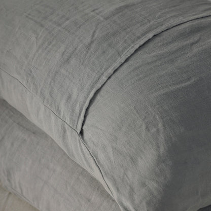 Charcoal Linen Duvet Set - 100% French Flax Linen