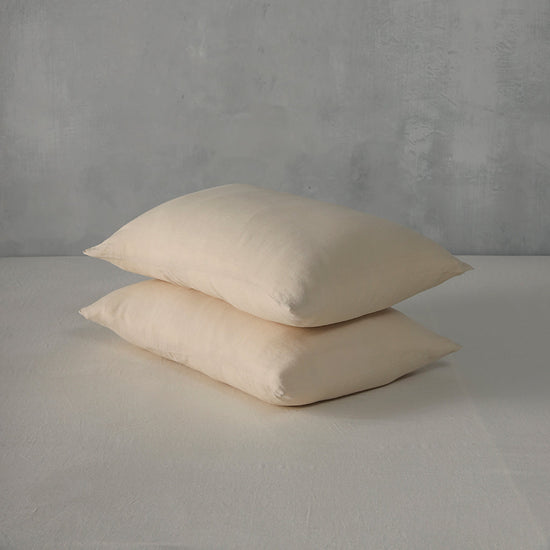 Standard Natural - 100% French Flax Linen Pillowcases