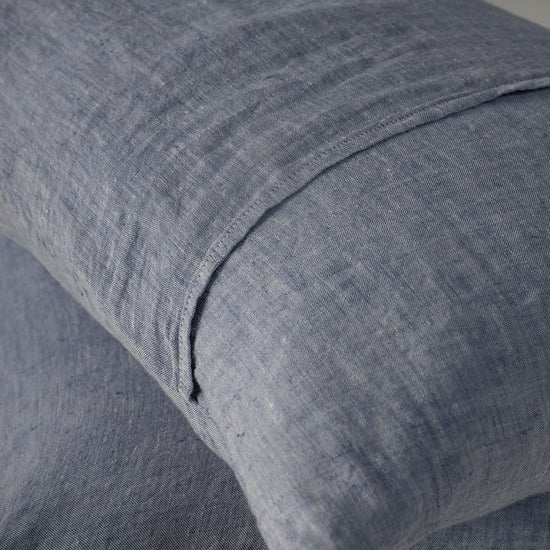 Standard Chambray - 100% French Flax Linen Pillowcases