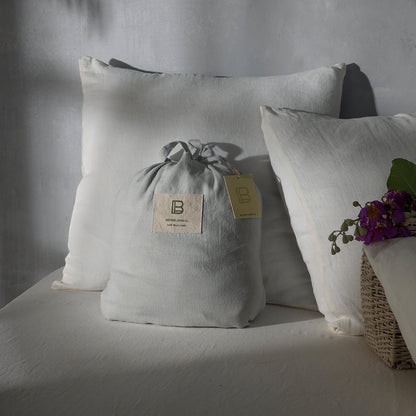 Charcoal Linen Duvet Set - 100% French Flax Linen