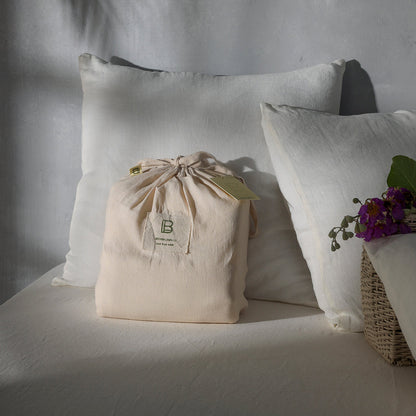 Natural Linen Sheet Set - 100% French Flax Linen