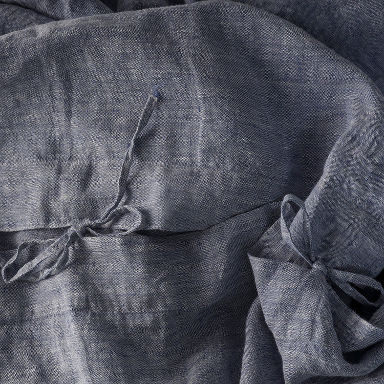 Chambray 100% French Flax Linen Duvet Cover