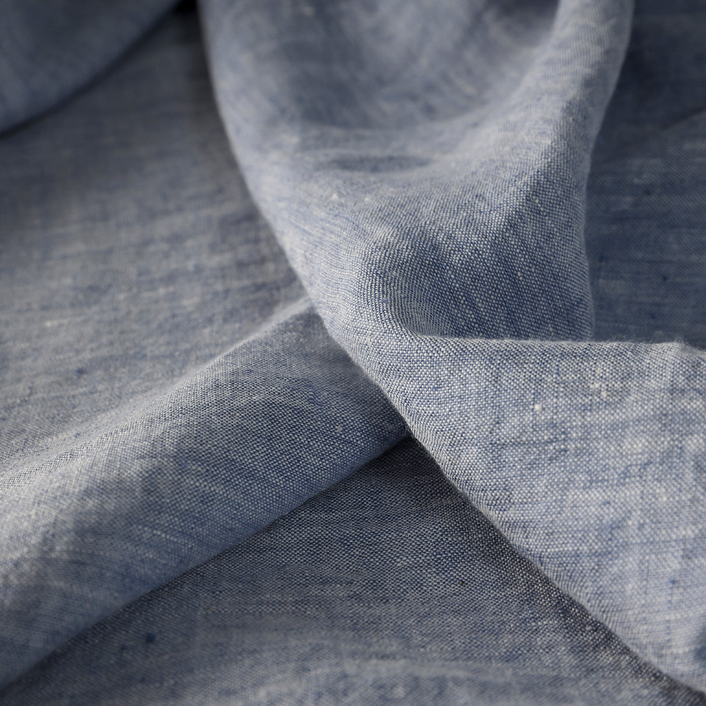 Chambray 100% French Flax Linen Tablecloth