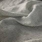 Pinstripe 100% French Flax Linen Duvet Set