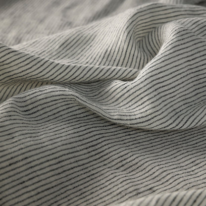 50 cm x 50cm Pinstripe - 100% French Flax Linen Napkins