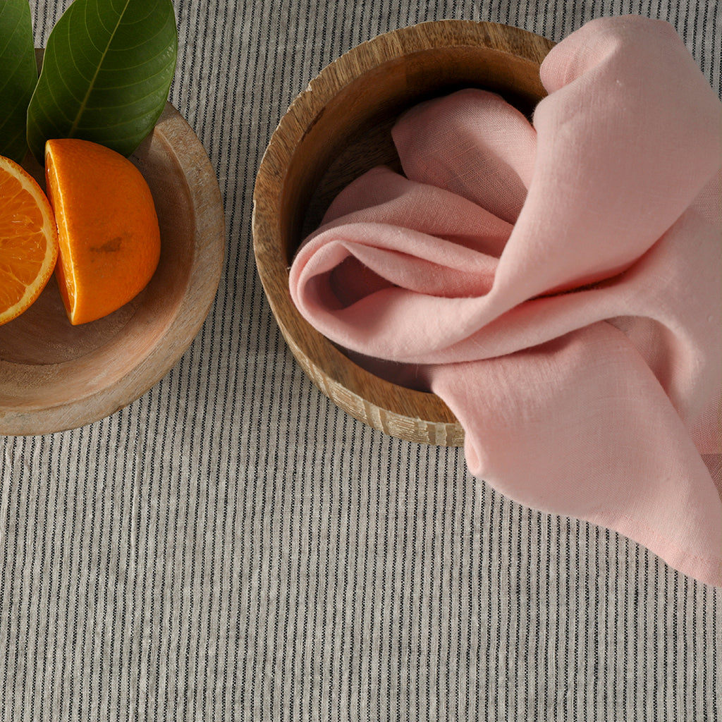 50cmx50cm Blush Pink - 100% French Flax Linen Napkins