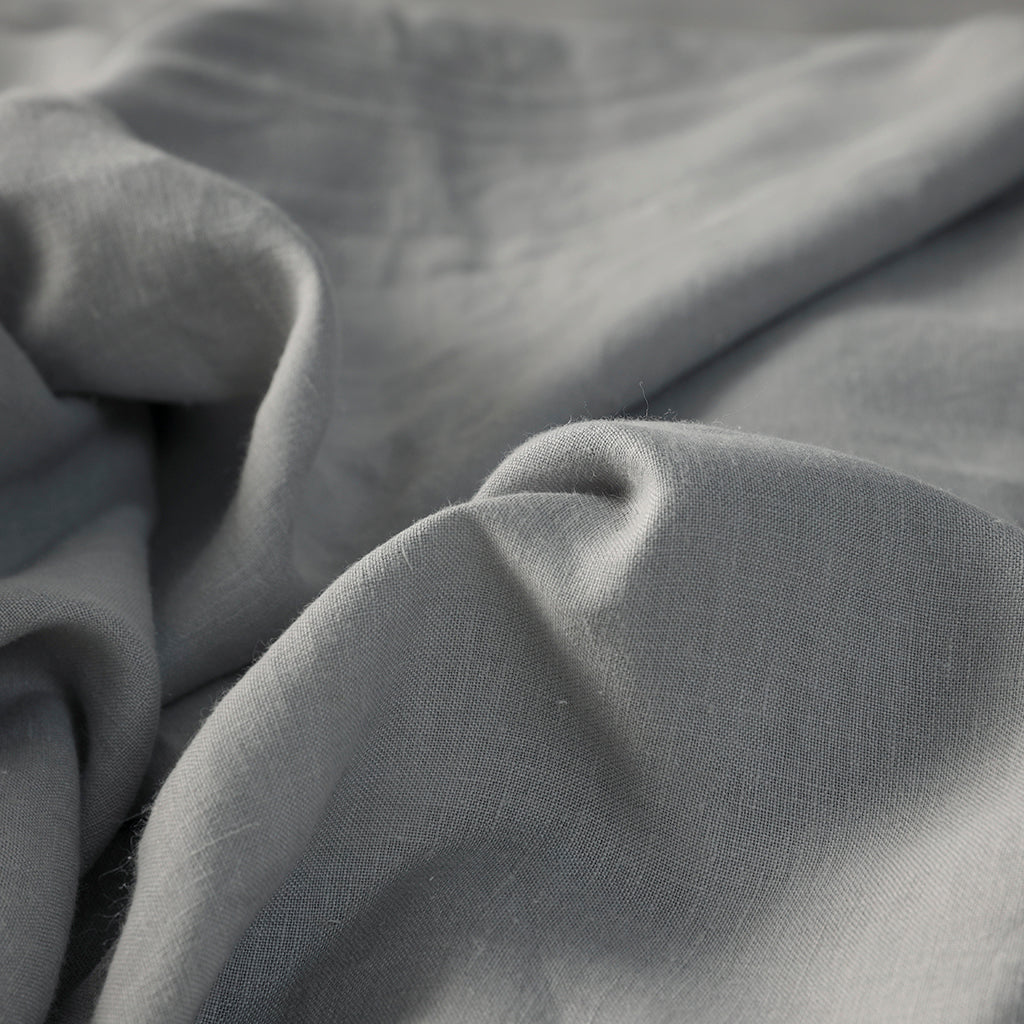 Charcoal Standard 100% French Flax Linen Pillowcases