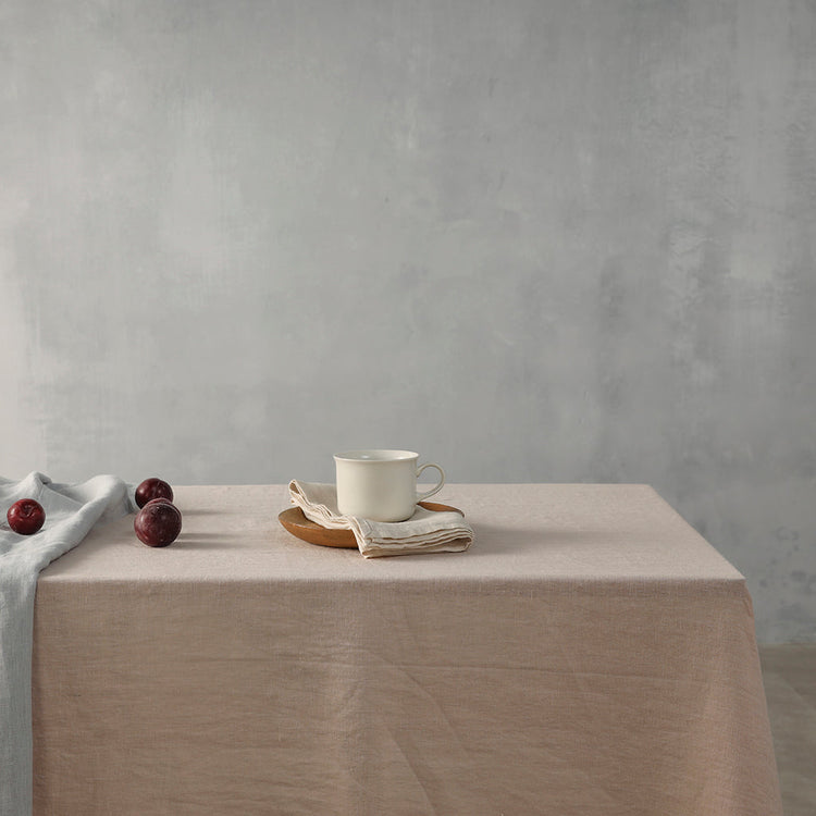 Dusk 100% French Flax Linen Tablecloth