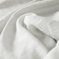 White Standard 100% French Flax Linen Pillowcases